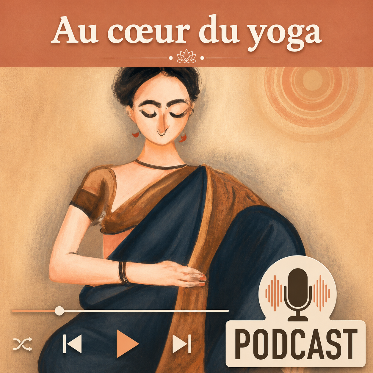 Couverture podcast : Au coeur du yoga